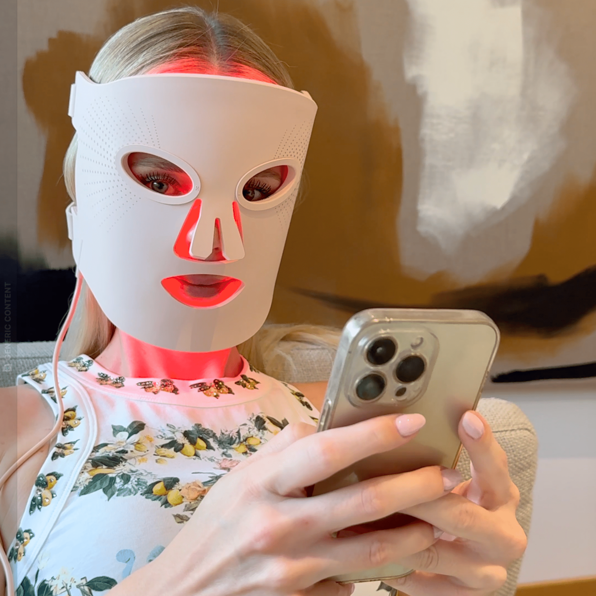LED face mask